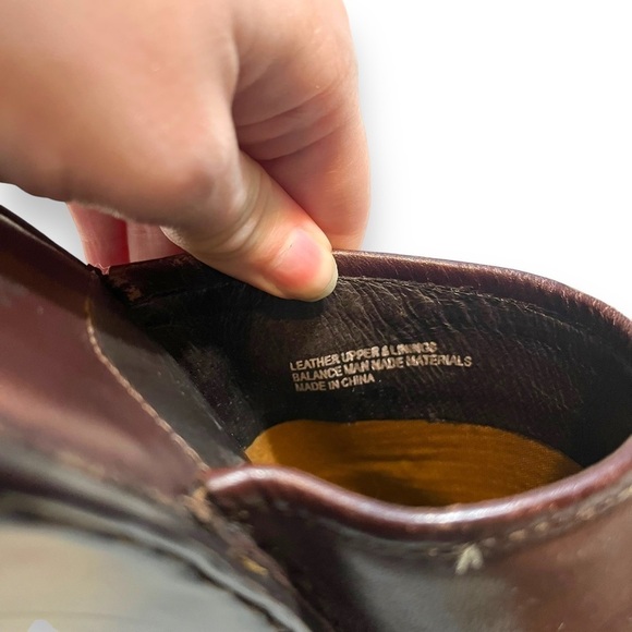 Born Mule Size 8 / 39 Wedge Heel Platform Clog Brown Leather Slip On Shoe. - Picture 4 of 8